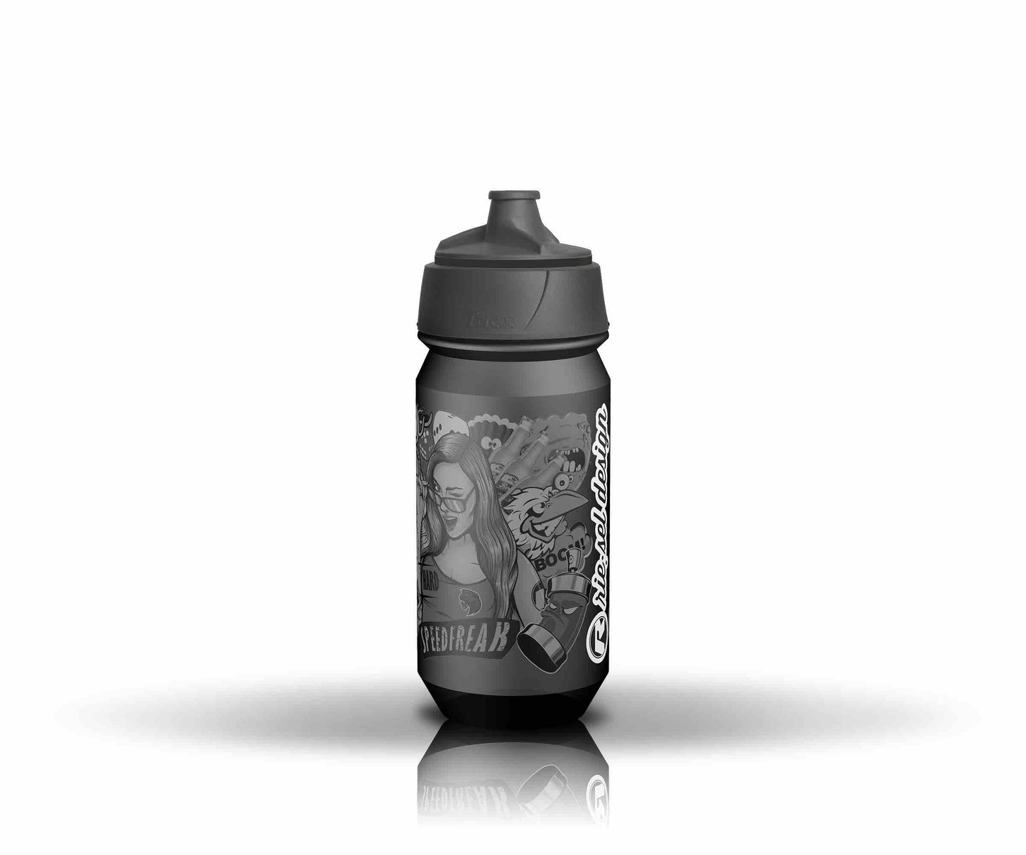 Botella -Camarayola MTB 500ml Stickerbomb Ultra Black